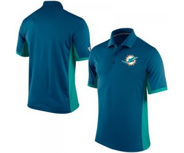 Men's Miami Dolphins Nike Navy Team Issue Performance Polo