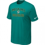 Miami Dolphins Heart & Soul Greenl T-Shirt