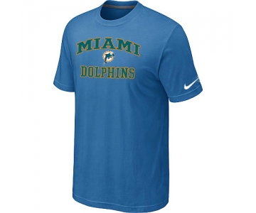 Miami Dolphins Heart & Soul light Bluel T-Shirt