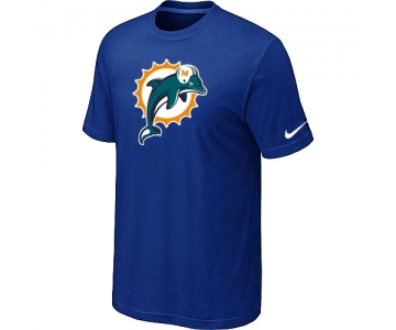 Miami Dolphins Sideline Legend Authentic Logo T-Shirt Blue