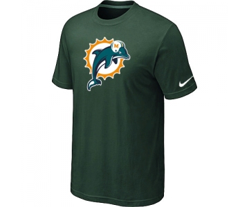 Miami Dolphins Sideline Legend Authentic Logo T-Shirt D.Green