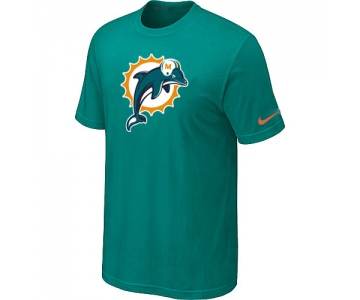 Miami Dolphins Sideline Legend Authentic Logo T-Shirt Green