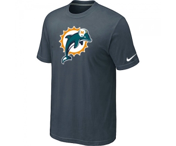 Miami Dolphins Sideline Legend Authentic Logo T-Shirt Grey