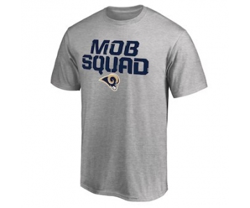 Men's Los Angeles Rams NFL Pro Line Gray Mob Squad T-Shirt