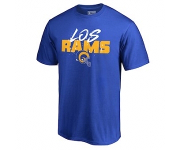 Men's Los Angeles Rams NFL Pro Line by Fanatics Branded Blue Hometown Collection Big & Tall T-Shirt