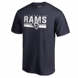 Men's Los Angeles Rams NFL Pro Line by Fanatics Branded Navy End Game T-Shirt