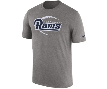 Men's Los Angeles Rams Nike Heathered Gray Legend Icon Performance T-Shirt