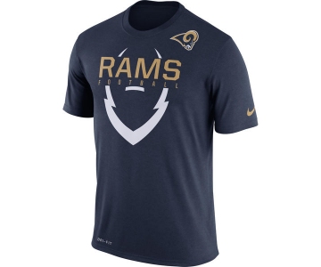 Men's Los Angeles Rams Nike Navy Legend Icon Dri-FIT T-Shirt