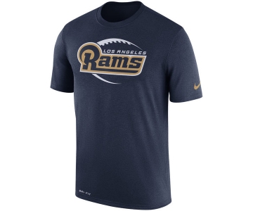 Men's Los Angeles Rams Nike Navy Legend Icon Logo Performance T-Shirt