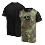 NFL Pro Line Los Angeles Rams Camo Blast Sublimated T-Shirt