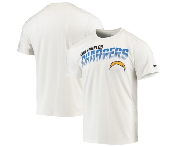 Los Angeles Chargers Nike Sideline Line of Scrimmage Legend Performance T Shirt White