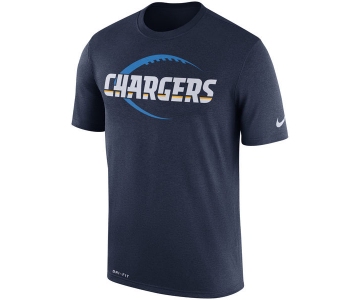 Men's Los Angeles Chargers Nike Navy Legend Icon Logo Performance T-Shirt