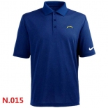 Nike San Diego Charger  Players Performance Polo -Blue