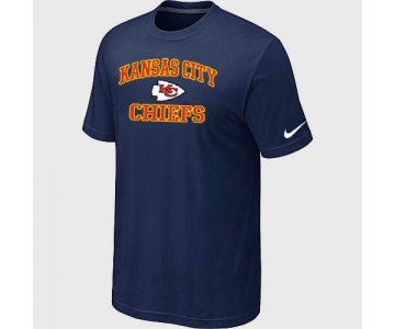 Kansas City Chiefs Heart & Soul D.Blue T-Shirt