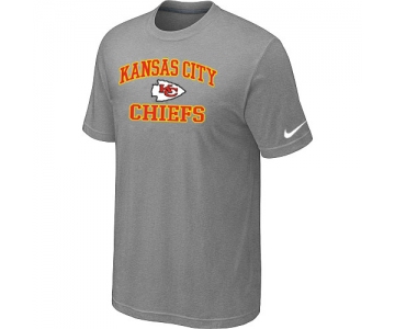 Kansas City Chiefs Heart & Soul Light grey T-Shirt
