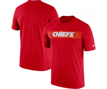 Kansas City Chiefs Nike Red Sideline Seismic Legend T-Shirt