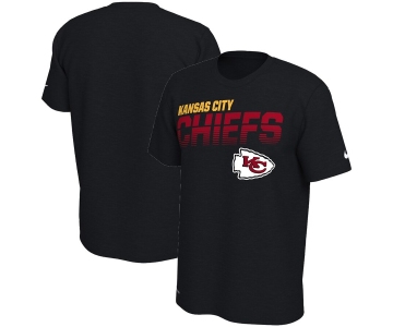 Kansas City Chiefs Nike Sideline Line of Scrimmage Legend Performance T Shirt Black