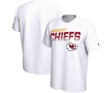 Kansas City Chiefs Nike Sideline Line of Scrimmage Legend Performance T Shirt White