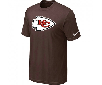 Kansas City Chiefs Sideline Legend Authentic Logo T-Shirt Brown