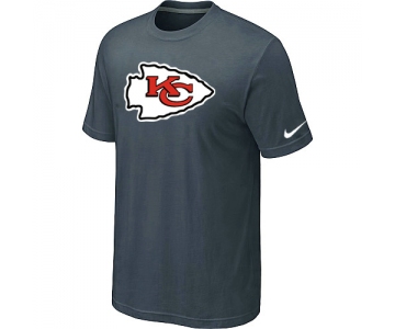 Kansas City Chiefs Sideline Legend Authentic Logo T-Shirt Grey