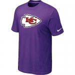 Kansas City Chiefs Sideline Legend Authentic Logo T-Shirt Purple