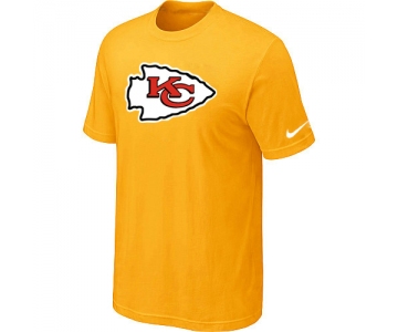 Kansas City Chiefs Sideline Legend Authentic Logo T-Shirt Yellow