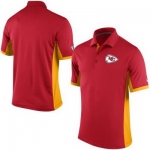 Men's Kansas City Chiefs Nike Red Team Issue Performance Polo