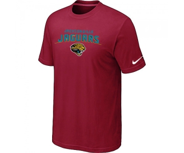 Jacksonville Jaguars Heart & Soul Red T-Shirt