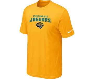 Jacksonville Jaguars Heart & Soul Yellow T-Shirt