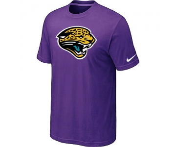 Jacksonville Jaguars Sideline Legend Authentic Logo T-Shirt Purple