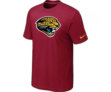 Jacksonville Jaguars Sideline Legend Authentic Logo T-Shirt Red