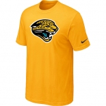 Jacksonville Jaguars Sideline Legend Authentic Logo T-Shirt Yellow