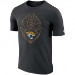 Men's Jacksonville Jaguars Nike Black Fan Gear Icon Performance T-Shirt