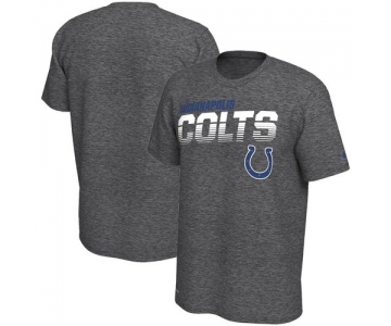 Indianapolis Colts Nike Sideline Line of Scrimmage Legend Performance T Shirt Heathered Gray