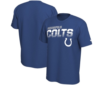 Indianapolis Colts Nike Sideline Line of Scrimmage Legend Performance T Shirt Royal