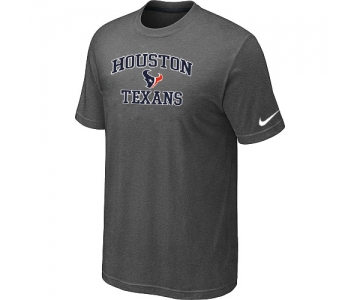 Houston Texans Heart  Soul Dark grey T-Shirt