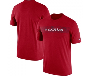 Houston Texans Nike Red Sideline Seismic Legend T-Shirt