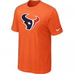 Houston Texans Sideline Legend Authentic Logo T-Shirt Orange