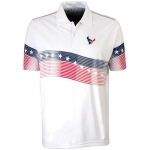 Houston Texans White Antigua Patriot Polo