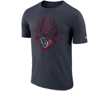 Men's Houston Texans Nike Navy Fan Gear Icon Performance T-Shirt