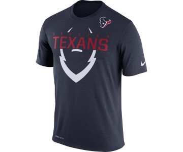 Men's Houston Texans Nike Navy Legend Icon Dri-FIT T-Shirt