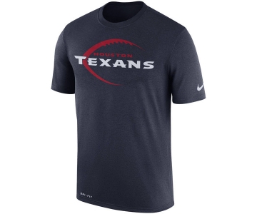 Men's Houston Texans Nike Navy Legend Icon Performance T-Shirt