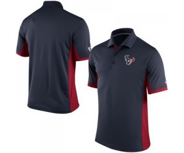 Men's Houston Texans Nike Navy Team Issue Performance Polo