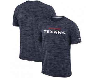 Men's Houston Texans Nike Navy Velocity Performance T-Shirt