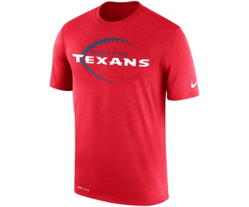 Men's Houston Texans Nike Red Legend Icon Performance T-Shirt