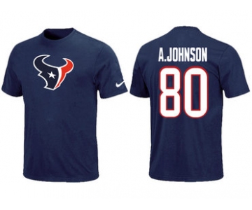 Nike Houston Texans Andre Johnson Name & Number T-Shirt