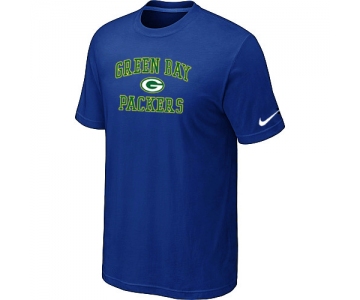 Green Bay Packers Heart & Soul Blue T-Shirt