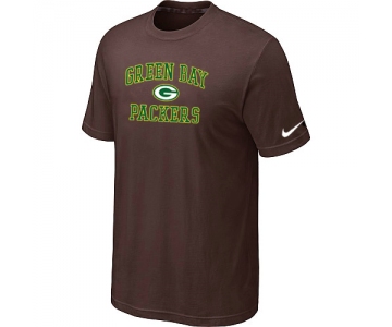 Green Bay Packers Heart & Soul Brown T-Shirt