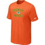 Green Bay Packers Heart & Soul Orange T-Shirt