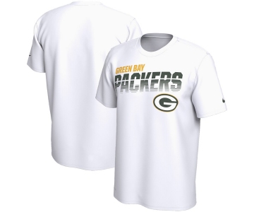 Green Bay Packers Nike Sideline Line of Scrimmage Legend Performance T Shirt White